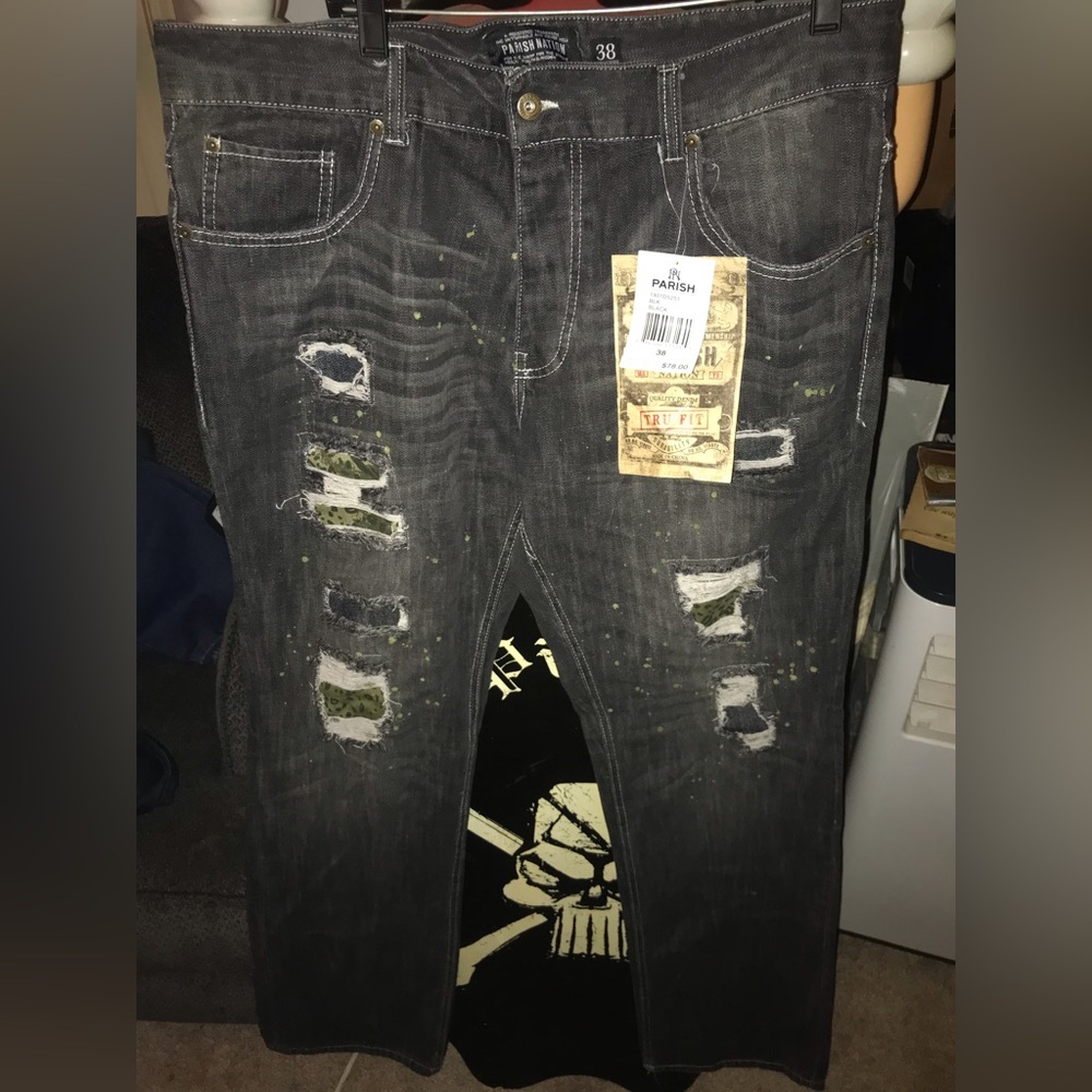 Parish Brand New With Tag Jeans Size 38”
